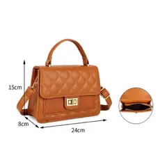 GENERICO - Cartera de cuero PU de alta calidad para mujer