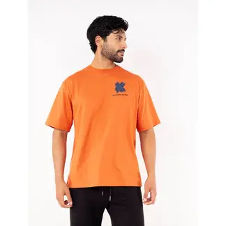 QH - Polo oversize algodón alto gramaje con estampado