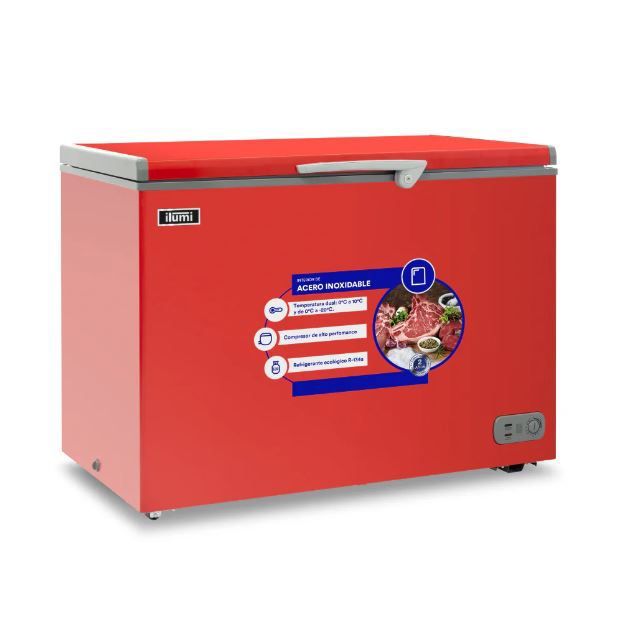 Congeladora TFI-3400WH- ROJO