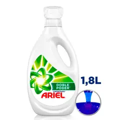 ARIEL - Detergente Líquido Doble Poder 1.8 L