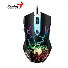 GENIUS - Mouse Gaming Scorpion USB Iluminacion RGB