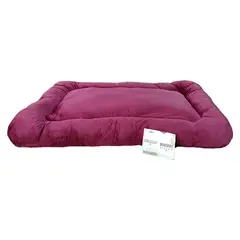 GENERICO - CAMA COLCHONETA PARA PERRO COLOR VINO