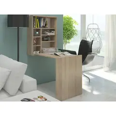 TU MESITA - Escritorio Flotante y Plegable Rolín color Marrón