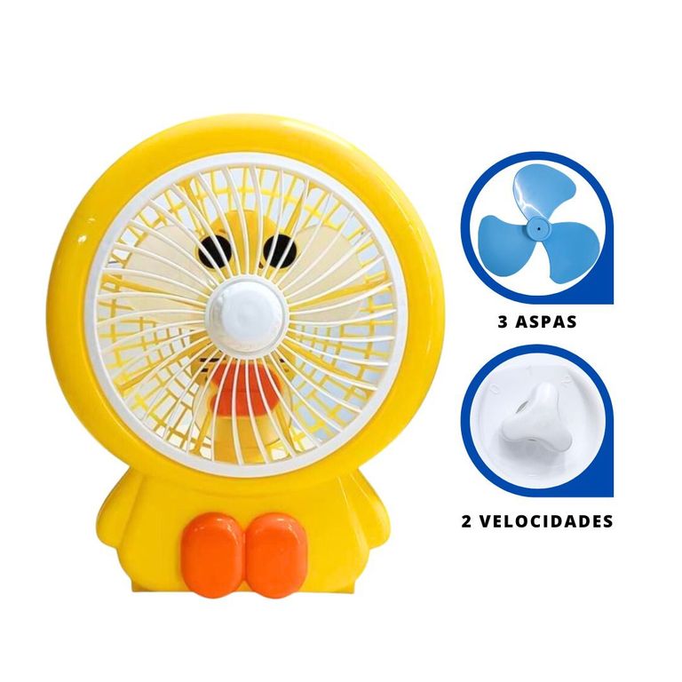 Ventilador Kawai 2 de Velocidades Modelo Pollito