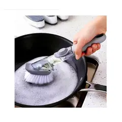 GENERICO - Cepillo Escobilla Dispensador Lavavajilla Y Esponja