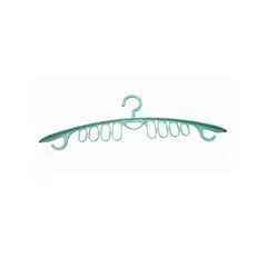 GENERICO - Colgador o Gancho de Ropa Ahorro de Espacio Set x6 Verdes