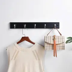 GENERICO - Perchero de Pared 5 Ganchos COLOR AL AZAR