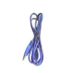 GENERICO - Cable Auxiliar Audio Jack 3.5 mm (MACHO A MACHO) 1.71 cm Azul Marino