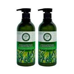 WOKALI - Pack de 2 Acondicionadores de Te Verde Wokaly de 550 ml