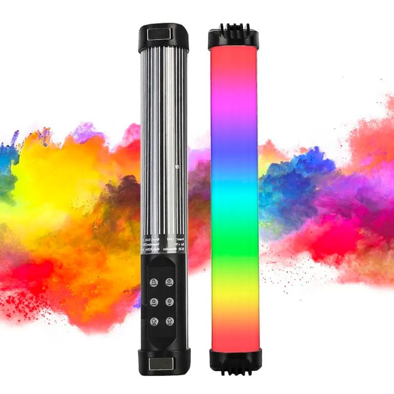 Lámpara de Fotografía de Mano Regulable Luz LED RGB 49 Modos RL-30SL