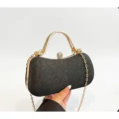 GENERICO - CARTERA FIESTA MUJER color Negro