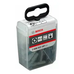 BOSCH - Punta Pozidriv 2X25mm 25 Unidades Caja Plastica