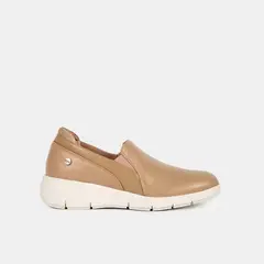 BATA - Mocasines Casuales Comfit Fiona Gris Mujer