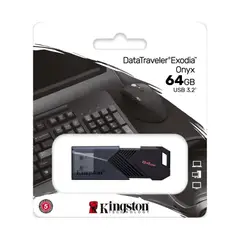 KINGSTON - Memoria USB DataTraveler Exodia Onyx 64GB Negro