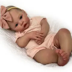 LIANYUN - Muñeca bebe vinilo de silicona juguetes para 49CM