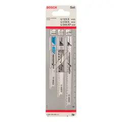 BOSCH - Set Seguetas Metal Y Madera U123 234345