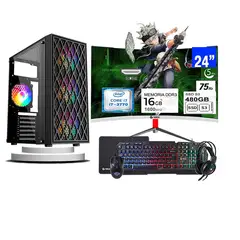 TEROS - Computadora Pc Intel Core i7 3770 Monitor 24 fhd' RAM 16 GB SSD 480 GB