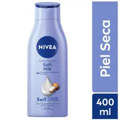 NIVEA - Crema Corporal Soft Milk Piel Seca - Frasco 400ml