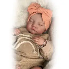 LIANYUN - Muñeca bebe vinilo de silicona juguetes para 49CM