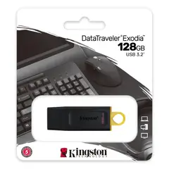 KINGSTON - Memoria USB DataTraveler Exodia 128GB Amarillo
