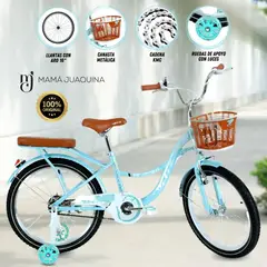 VELOX - Bicicleta Para Niña Aro 16 «LADY» Turquesa