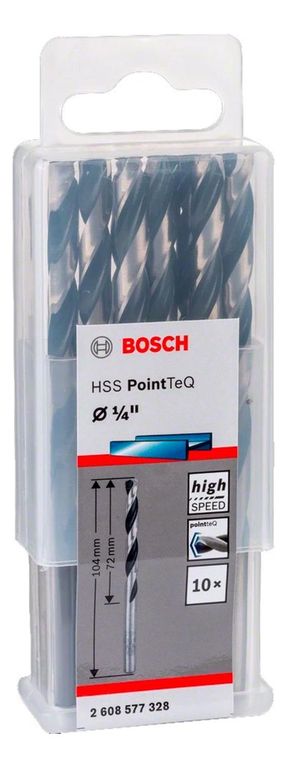 Broca Metal HSS PointTeQ CjaX10 1/4"