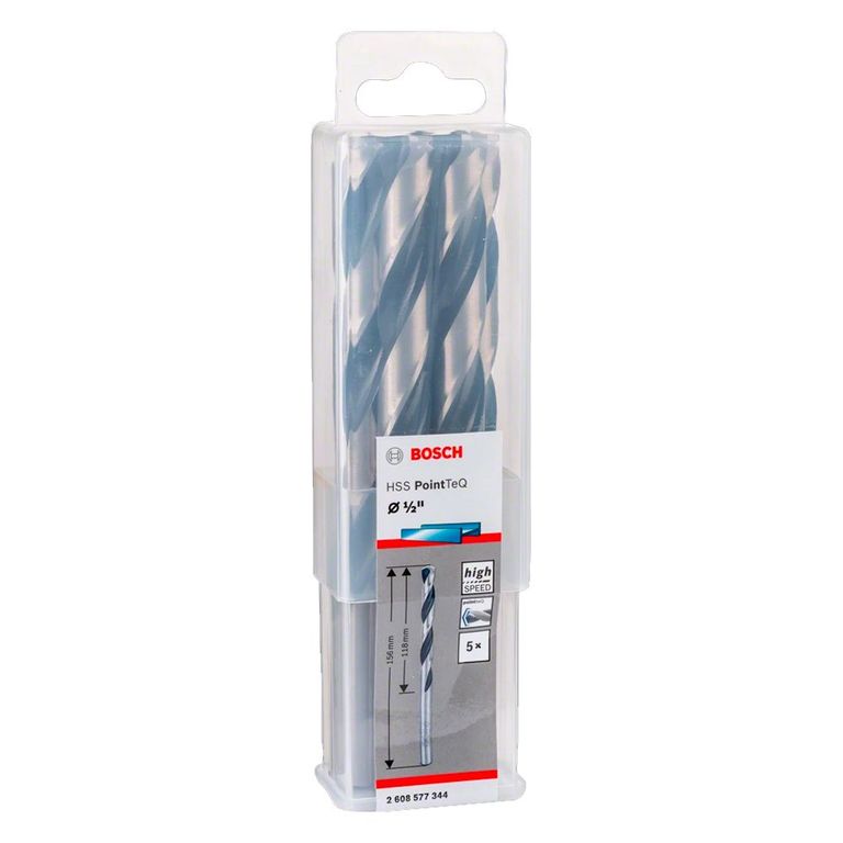 Broca Metal HSS PointTeQ CjaX5 1/2"