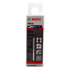 BOSCH - Broca Metal HSS-G X10U 1.6mm 1/16"
