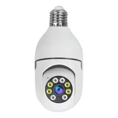 GENERICO - Cámara WIFI 350° tipo Foco con Visión Infrarroja