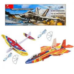 GENERICO - Avión Planeador Armable De Espuma y Con Motor Recargable