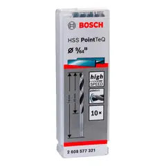 BOSCH - Broca Metal HSS PointTeQ CjaX10  9/64"