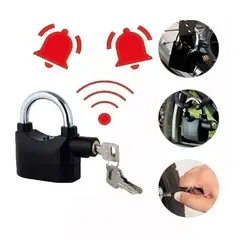 OEM - Candado con Alarma 110db Cuidado Proteccion Moto Casa Negocio110Decibeles