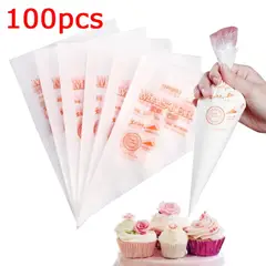 GENERICO - Bolsas de pastelería desechables para decoración de 100 UND