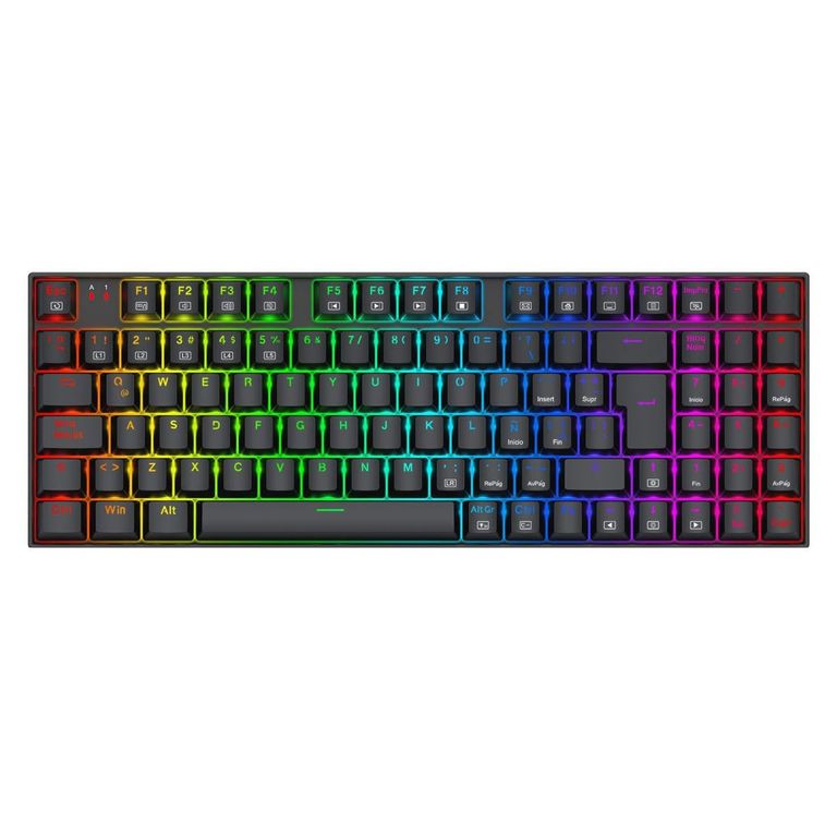 - Teclado Ziggs K669 RGB Switch Red - Black