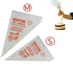 GENERICO - Kit Bolsas de pasteleria S y M descartables de 100 unidades cada medida