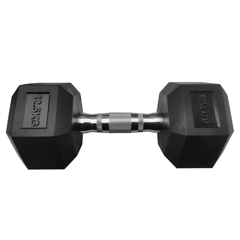 Mancuerna hexagonal PVC-Acero 12,5 kg