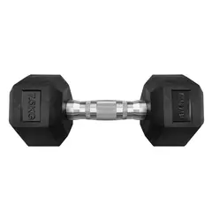 ATLETIS - Mancuerna hexagonal PVC-Acero 7.5 kg