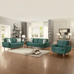 ALTO HOGAR - Juego de Sala 3 2 1 Kyle Verde