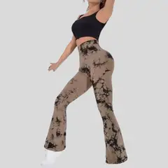 GENERICO - Pantalon de gimnasio con cintura alta y push up