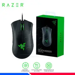 RAZER - MOUSE DEATHADDER ESSENTIAL 6400 DPI SWITCH MECHANICAL BLACK