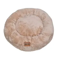 MD - Cama Para Perros y Gatos Donut Lite Beige Talla XL -