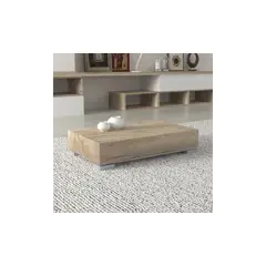 TU MESITA - Mesa de Centro Rústica MInerva color Ceniza