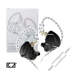 KZ - Audífonos In-Ear Gamer con micro ZSN Pro X Negro