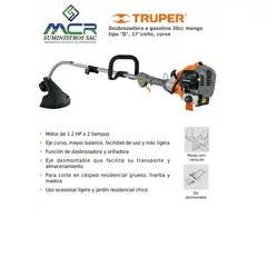 TRUPER - Desmalezadora o desbrozadora a gasolina 30cc 1.2 HP