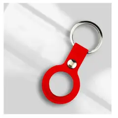 OTTOWARE - CASE DE CUERO PARA AIRTAG-ROJO