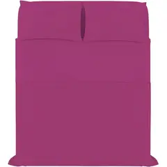 GENERICO - Sabanas De Algodón Bramante King Fucsia