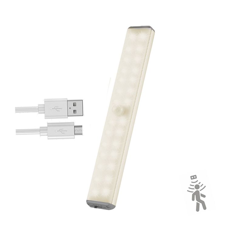 Luz Led Recargable S-Movimiento Portable Iman Warm White SG28