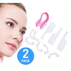 GENERICO - Corrector de nariz Y Punta Delgada invisible 2 set 20 und