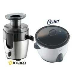 OSTER - Arrocera 1.8 Lt CKSTRC1700W + Extractor Imaco JE600