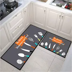 GENERICO - Pack x 2 Alfombra decorativa tapete antideslizante